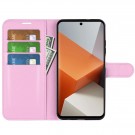 Lommebok deksel for Xiaomi Redmi Note 13 Pro Plus 5G rosa thumbnail