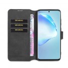 DG.MING Retro Lommebok deksel for Samsung Galaxy S20+ Plus 5G svart thumbnail
