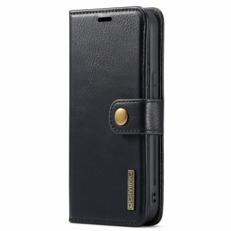 DG.Ming 2-i-1 Lommebok-deksel I Lær iPhone 15 Plus svart