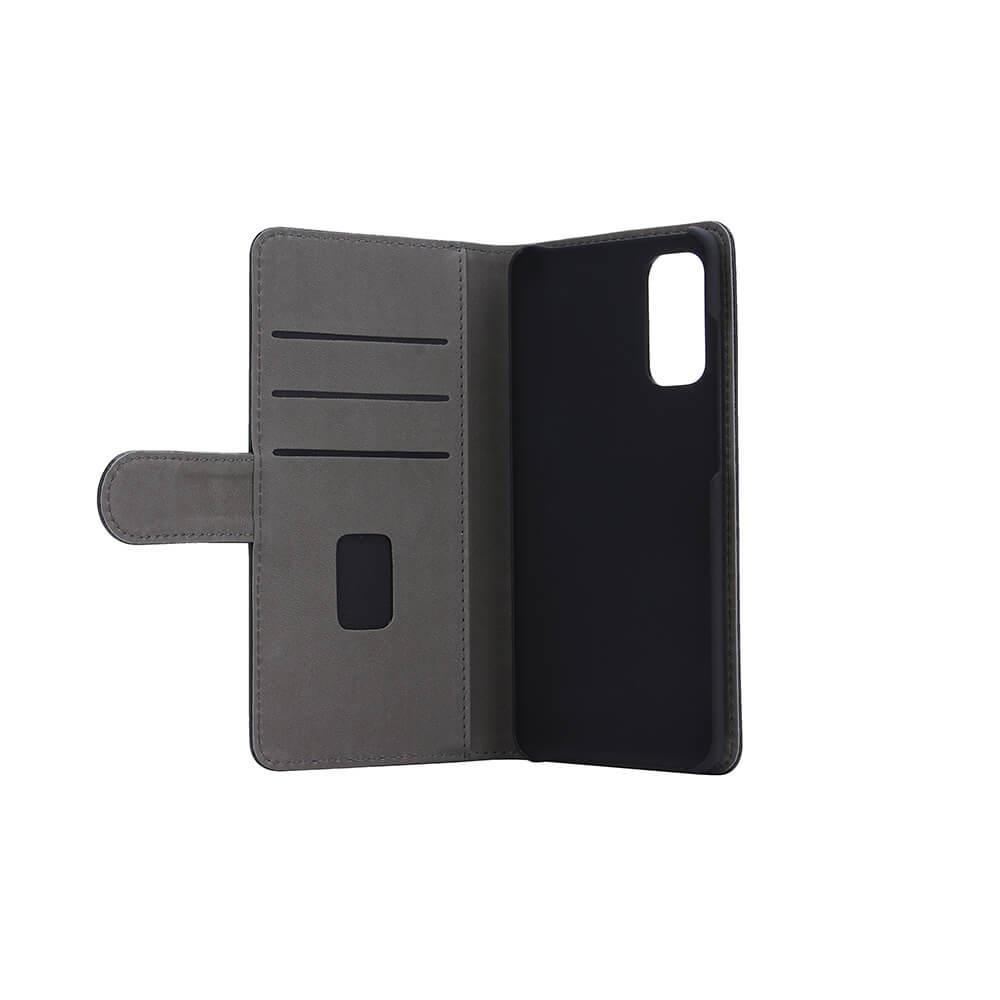 Gear lommebokdeksel Samsung Galaxy S20 Svart | Mobildeksel Gear Huawei P9 Lite deksel (sort) Deksler og etui til