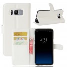 Lommebok deksel for Samsung Galaxy S8 hvit thumbnail
