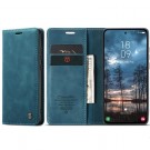 CaseMe flip Retro deksel for Samsung Galaxy S25 Edge 5G blå thumbnail