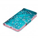 Lommebok deksel for iPhone 7 Plus/8 Plus - Rosa blomster thumbnail