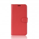 Lommebok deksel for HTC U12+ rød thumbnail