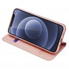 Dux Ducis Skin Pro Series Flip deksel iPhone 13 Mini Roségull thumbnail