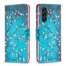 Lommebok deksel for Samsung Galaxy A16 - Rosa blomster thumbnail