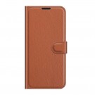 Lommebok deksel for Samsung Galaxy S22 Ultra 5G brun thumbnail
