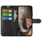 Lommebok deksel for Motorola Moto G77 5G / Moto G67 5G svart thumbnail