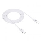 HAWEEL USB-C til 8 Pin Lightning Hurtiglader Kabel, 25W 2m - hvit thumbnail