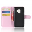 Lommebok deksel for Samsung Galaxy S9 lys rosa thumbnail