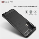 Tech-Flex TPU Deksel Carbon Huawei P40 svart thumbnail