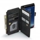 CaseMe retro multifunksjonell Lommebok deksel Samsung Galaxy S8 svart thumbnail
