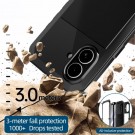 Redpepper Hybrid-deksel med 360° beskyttelse iPhone 17 - Svart thumbnail