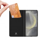 Dux Ducis Skin Pro Series Flip deksel Samsung Galaxy S24 FE 5G svart thumbnail