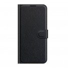 Lommebok deksel for Motorola Moto E32 svart thumbnail