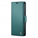 CaseMe Lommebok deksel for iPhone 15 Pro grønn thumbnail