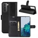 Lommebok deksel for Samsung Galaxy S21+ plus 5G svart thumbnail