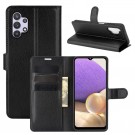Lommebok deksel for Samsung Galaxy A32 5G svart thumbnail