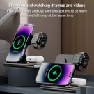 Trådløs Dockingstasjon 3-i-1 iPhone, AirPods, Watch - Svart thumbnail