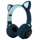 Bluetooth Cat Ear Barn Hodetelefoner - Grønn thumbnail