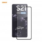 Enkay Hat-Prince Buet herdet Glass skjermbeskytter Galaxy S21 svart thumbnail