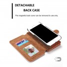 CaseMe 2-i-1 Lommebok deksel iPhone 7 Plus/8 Plus brun thumbnail