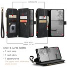 CaseMe retro multifunksjonell Lommebok deksel Samsung Galaxy S23 5G svart thumbnail