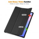 Deksel Tri-Fold Smart til Samsung Galaxy Tab S10 FE+ plus svart thumbnail