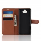 Lommebok deksel for Sony Xperia 10 Plus brun thumbnail