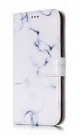 Lommebok deksel for iPhone X/XS hvit marmor thumbnail