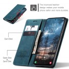 CaseMe flip Retro deksel for Samsung Galaxy S25 Edge 5G blå thumbnail