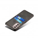 Tech-Flex TPU Deksel med PU-lær plass til kort Motorola Moto G31/G41 svart thumbnail