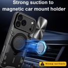 Tech-Flex Hybrid TPU Deksel med Ring Kickstand iPhone 17 Pro Max svart thumbnail
