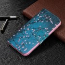 Lommebok deksel for iPhone 11 Pro - Rosa blomster thumbnail