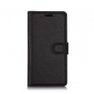 Lommebok deksel for HTC U Play svart thumbnail