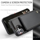 CaseMe Deksel med kortlomme iPhone 17 svart thumbnail