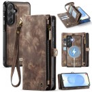 CaseMe 2-i-1 Lommebok deksel Samsung Galaxy S26 5G brun thumbnail