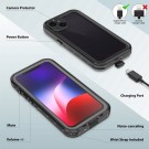 Redpepper Hybrid Deksel Vanntett iPhone 13 svart thumbnail