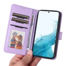 BETOPNICE 2-i-1 Lommebok deksel Samsung Galaxy S22 5G lys lilla thumbnail