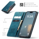 CaseMe flip Retro deksel for iPhone 16 Pro Blå thumbnail