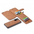 CaseMe 2-i-1 Lommebok deksel Samsung Galaxy S20 5G brun thumbnail