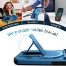 Tech-Flex Deksel Kickstand iPhone 18 Pro MagSafe - Blå thumbnail
