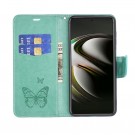 Lommebok deksel til Samsung Galaxy S22 5G - Grønn Butterfly thumbnail