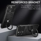 Tech-Flex Hybrid TPU Deksel med Ring Grep og MagSafe iPhone 15 Pro svart thumbnail