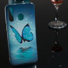 Fashion TPU Deksel Samsung Galaxy A50/A30s - blue Butterfly thumbnail