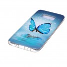Fashion TPU Deksel Samsung Galaxy S8 - blue Butterfly thumbnail