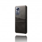 Tech-Flex TPU Deksel med PU-lær plass til kort Xiaomi 12/12X 5G svart thumbnail