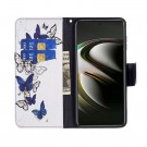 Lommebok deksel for Samsung Galaxy S22+ plus 5G - Butterfly thumbnail