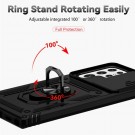 Tech-Flex TPU + PC Deksel med Ring Grep Samsung Galaxy S22 Ultra 5G svart thumbnail