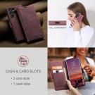 CaseMe flip Retro deksel for Samsung Galaxy S25 Ultra 5G rød thumbnail